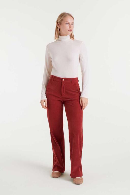 Pantalón de pana marrón