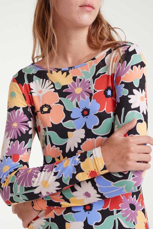 Vestido midi con estampado Hampton Big