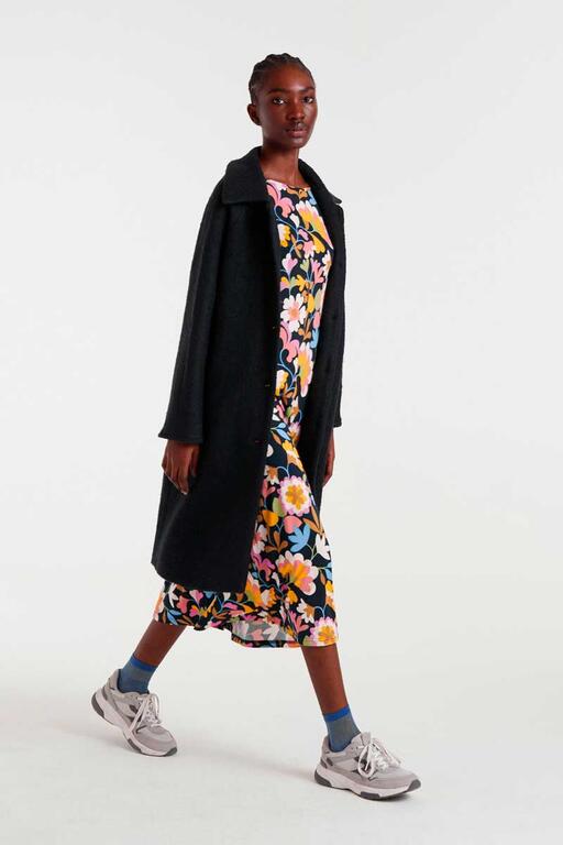 Vestido midi de punto estampado Baboushka
