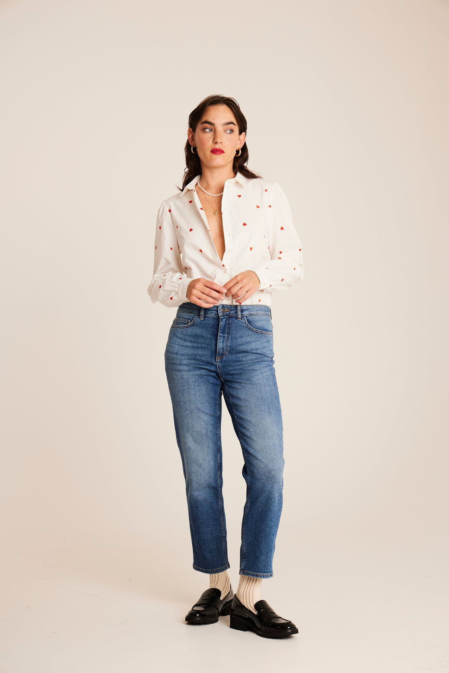 Jeans Blue Medium-Ichi
