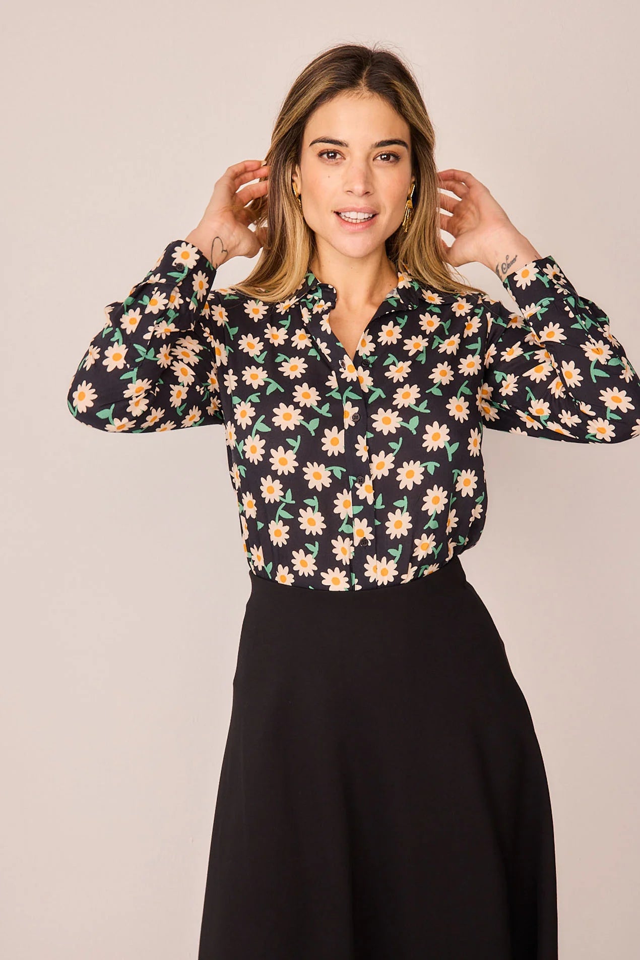 Camisa jungla margaritas
