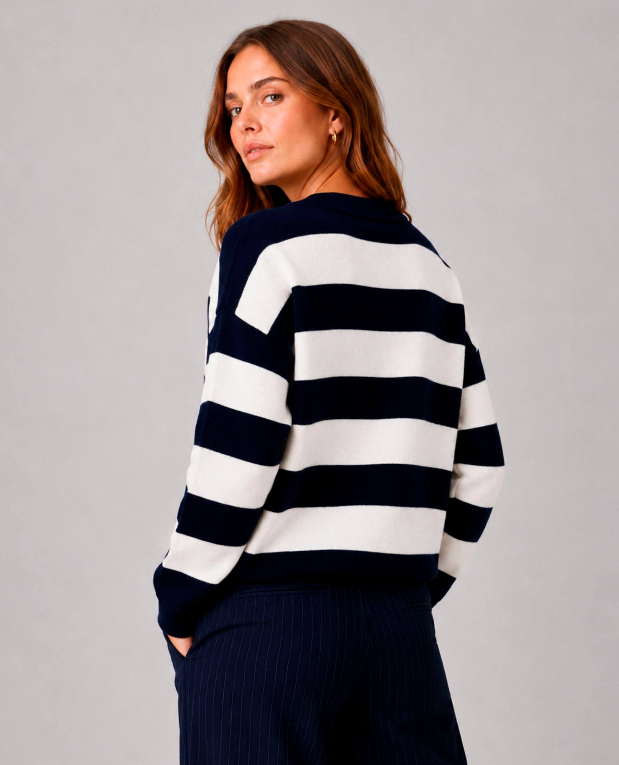 JERSEY SARA AZUL MARINO