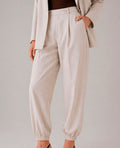 Pantalón de Rayas Beige de Mujer Dolores Promesas