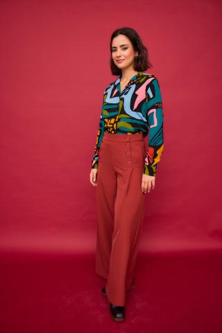 Pantalón Nenufar Teja