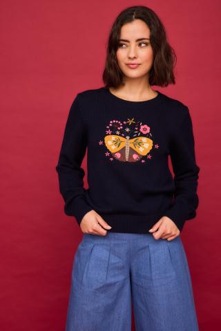 Jersey Cenicienta Marino de punto | Smile