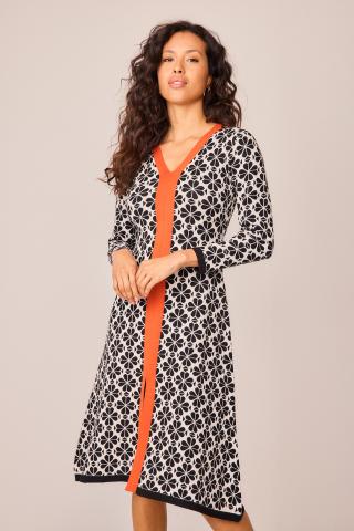 Vestido LARGO Musgo FLOR