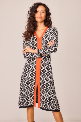 Vestido LARGO Musgo FLOR