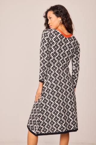 Vestido LARGO Musgo FLOR