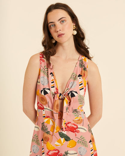Vestido corto Seashore