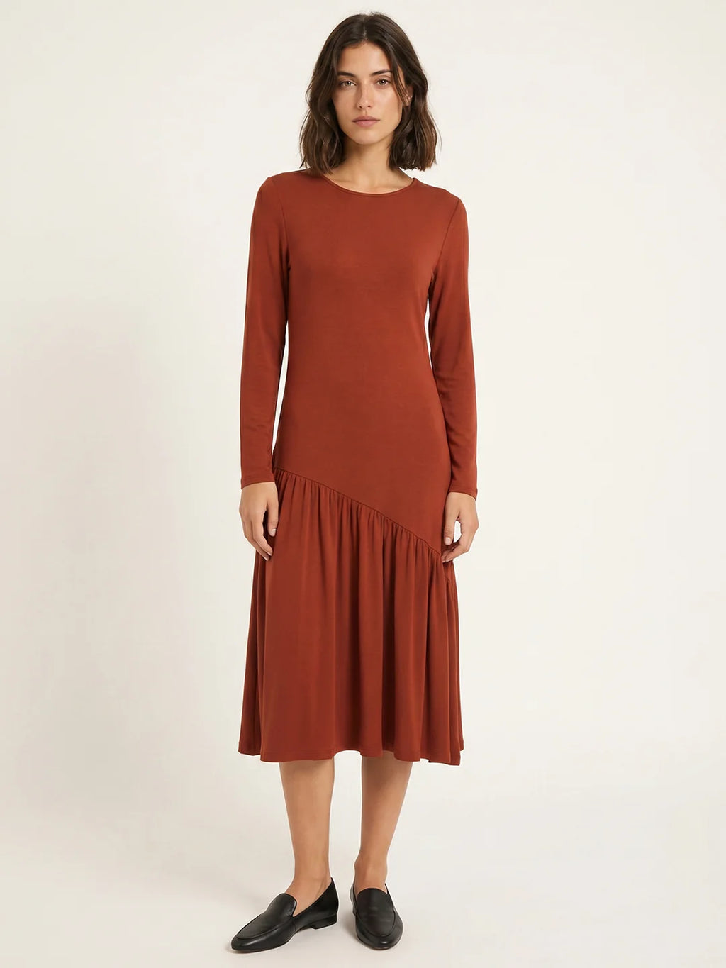 VESTIDO ALMA MARRÓN