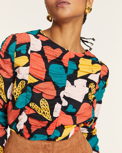 Top de Corazones con Fruncidos de Pepa Loves