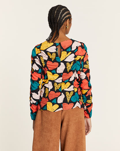 Top de Corazones con Fruncidos de Pepa Loves