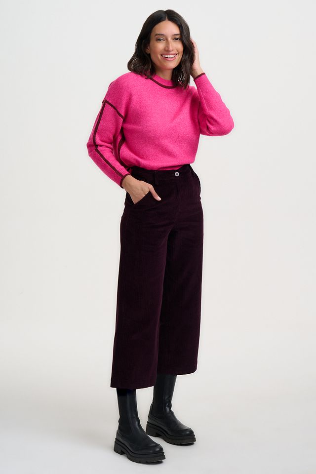Rozalia Jumper Pink Burgundy
