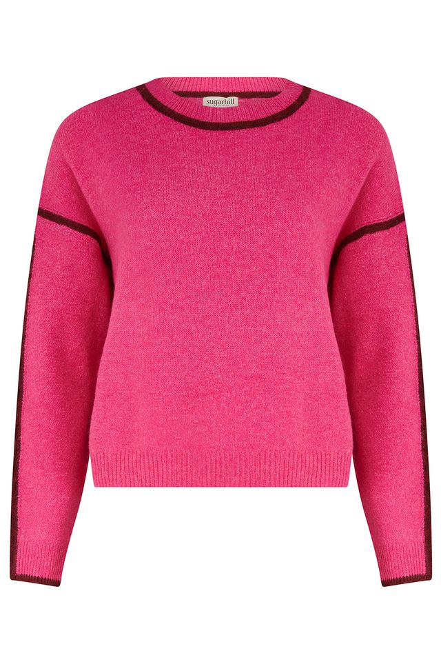 Rozalia Jumper Pink Burgundy