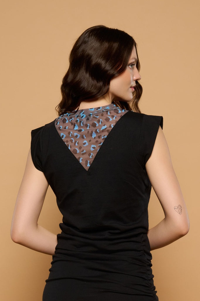 BLACK GENETTA TOP