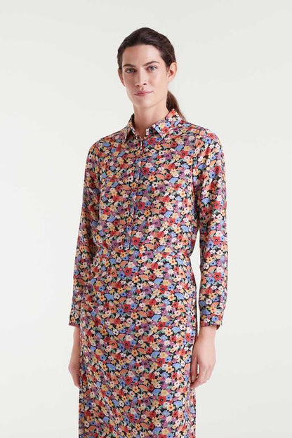 Camisa crepé ligero con estampado Hampton Small