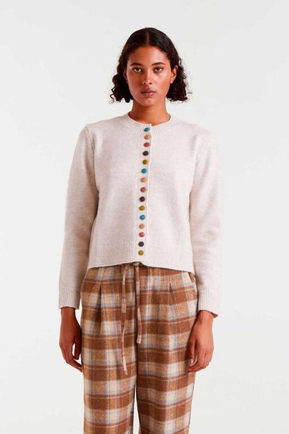 Cárdigan Punto Beige