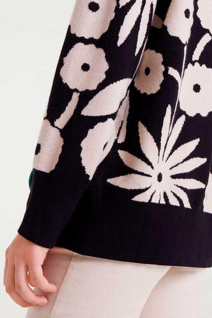 Chaqueta jacquard con estampado Tofu