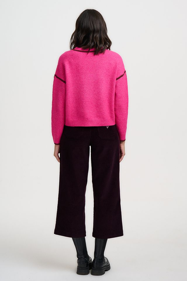 Rozalia Jumper Pink Burgundy
