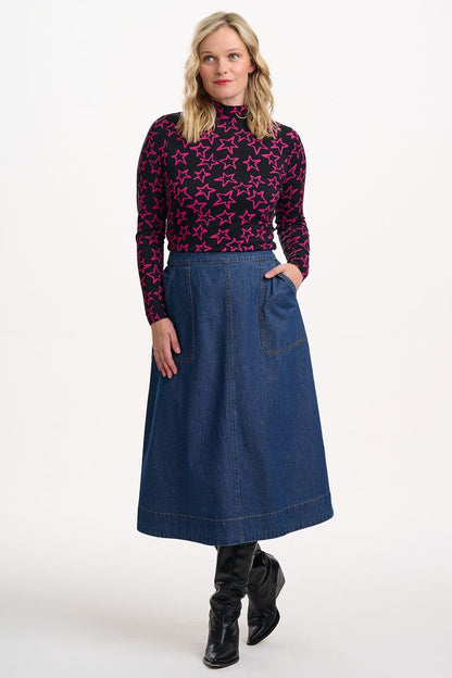Jersey Annika Turtle Neck Star