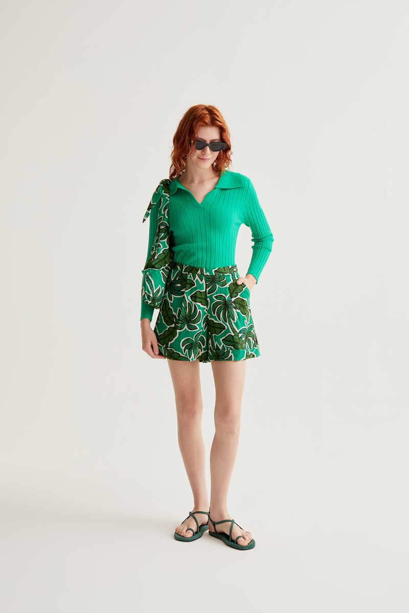 Shorts con estampado Palm Tree COMPAÑIA FANTASTICA