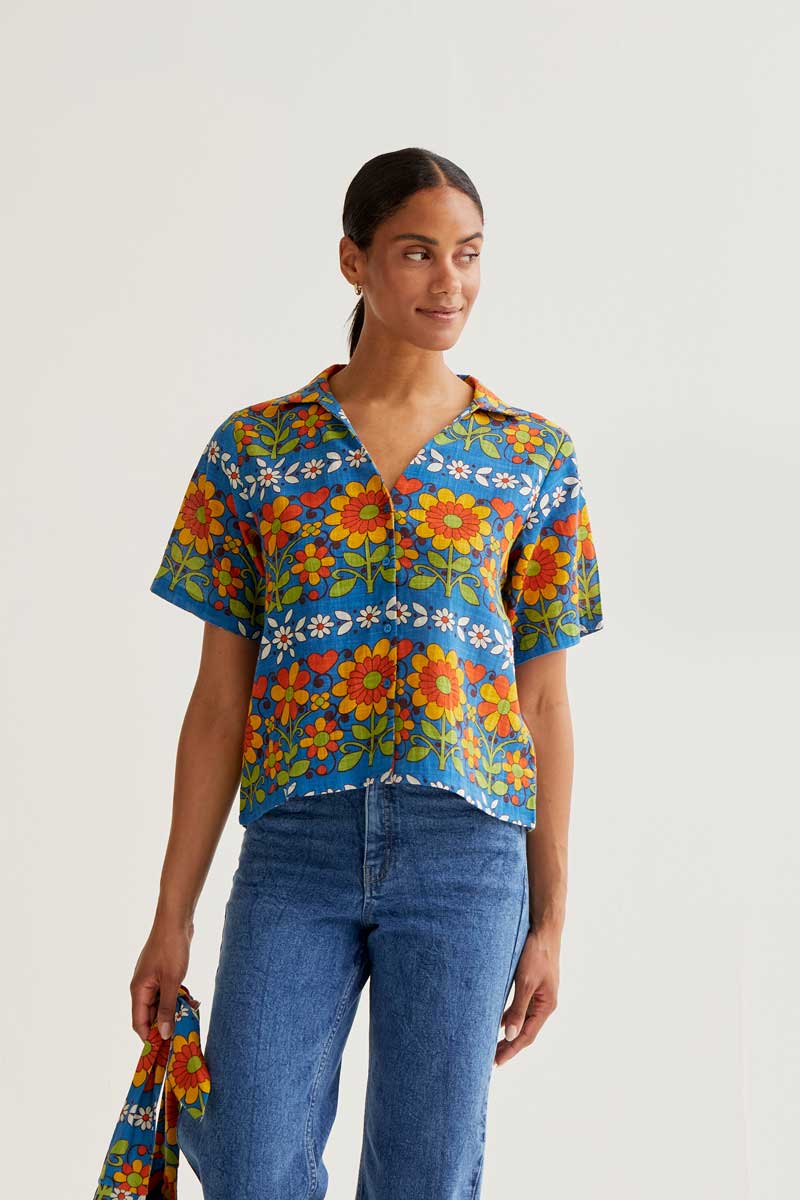 Camisa estampado Garden