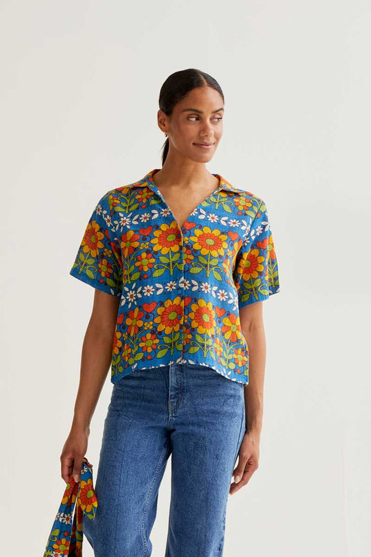 Camisa estampado Garden