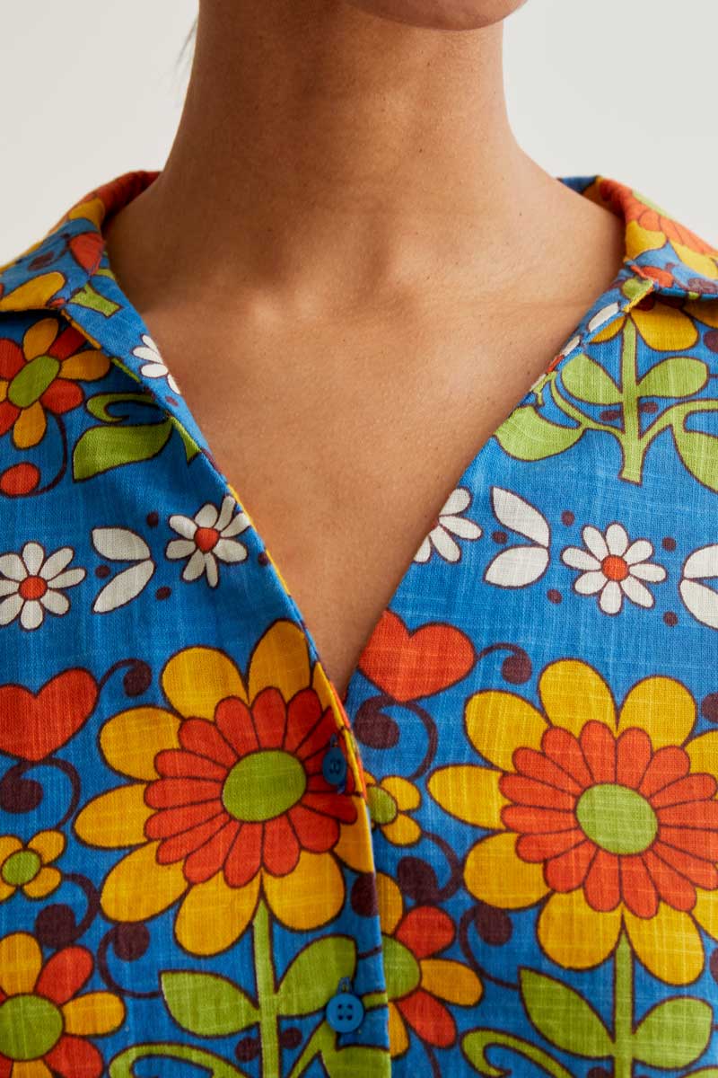 Camisa estampado Garden