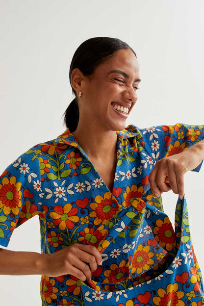 Camisa estampado Garden