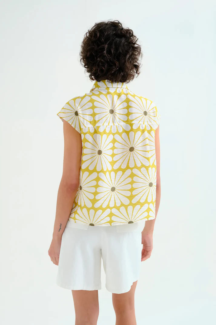 Camisa con estampado Olive Flower