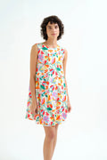 Vestido corto con estampado Lotto