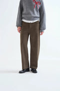 Pantalón de pana marrón oscuro