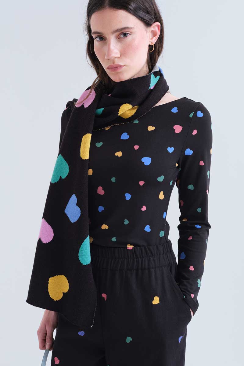 Camiseta de mujer de manga larga con estampado Candy