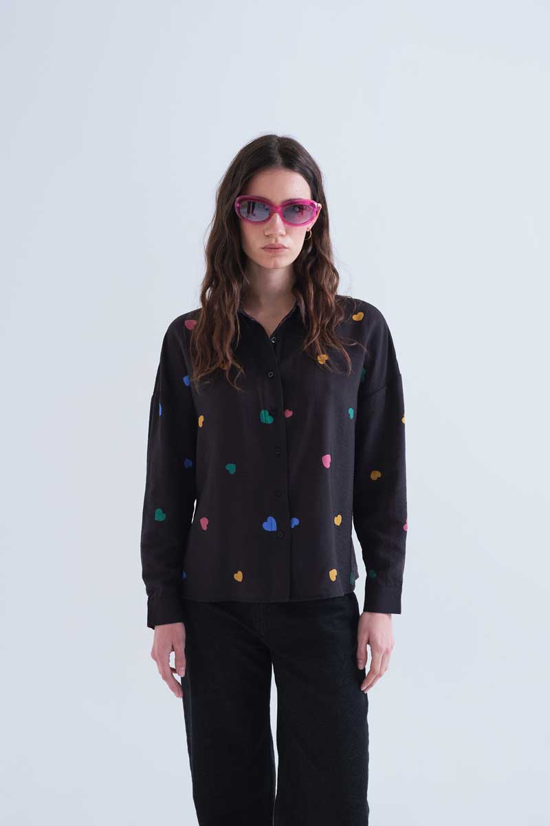 Camisa de mujer con estampado Candy