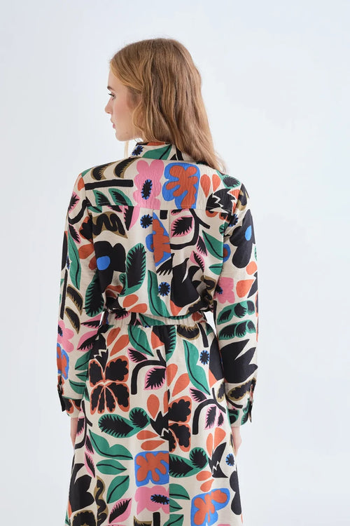 Camisa con estampado Neo Garden