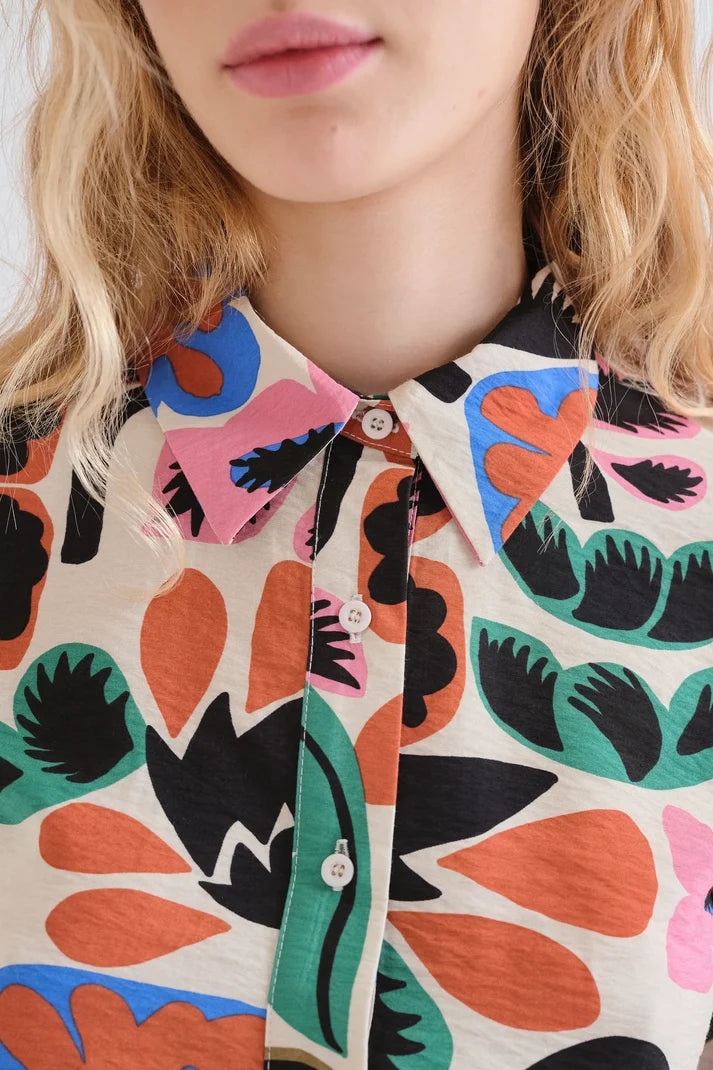 Camisa con estampado Neo Garden