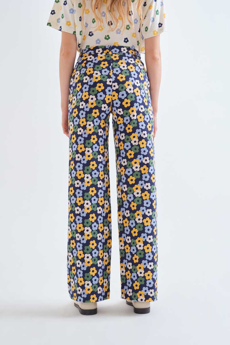 Pantalón de mujer de pata ancha con estampado Euphoria