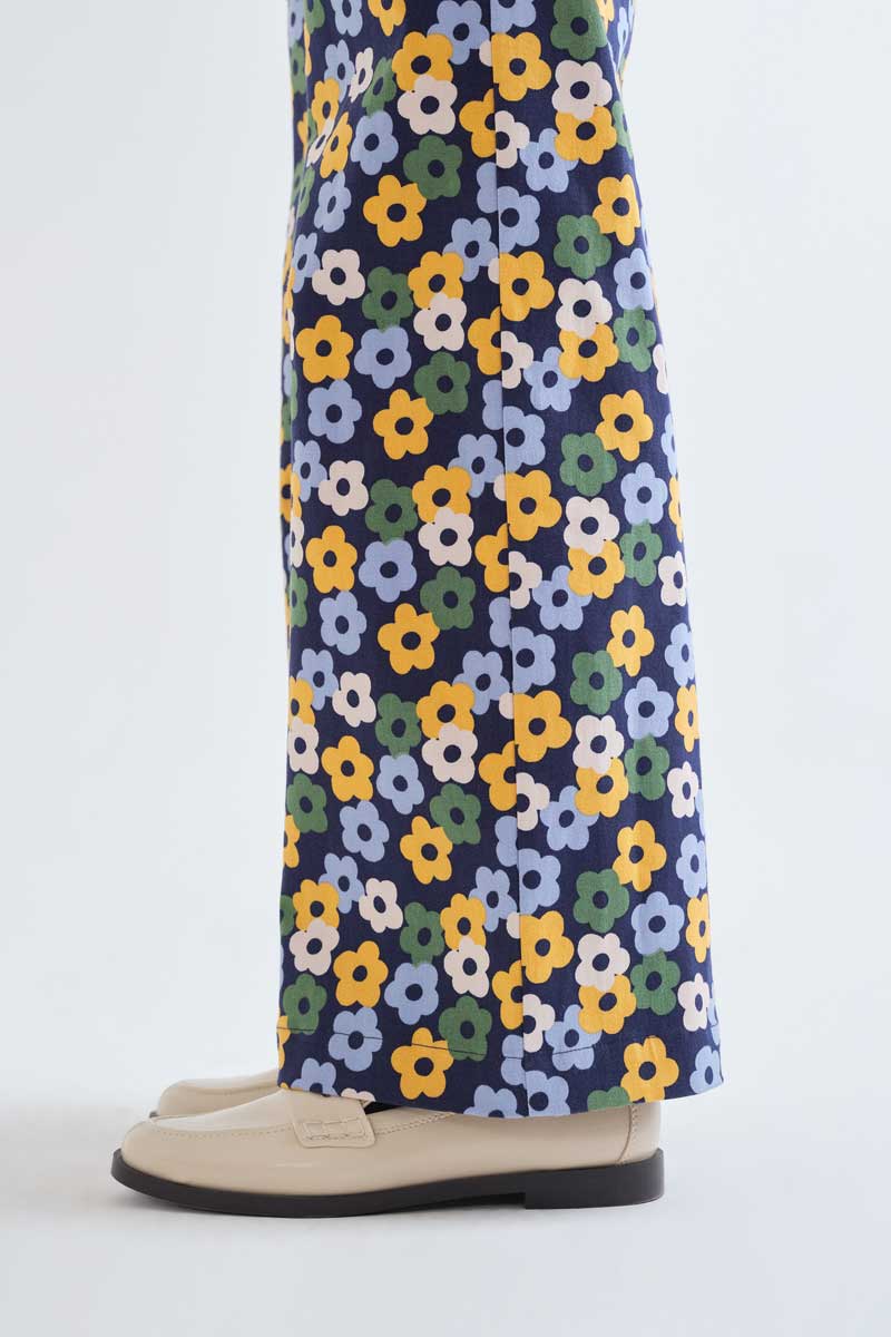 Pantalón de mujer de pata ancha con estampado Euphoria