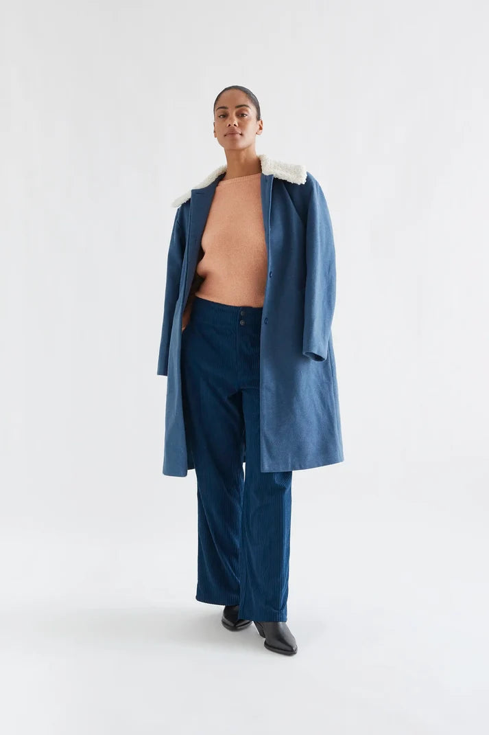 Pantalón de Pana Azul Marino Mujer | Compañía Fantástica