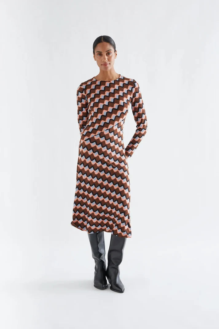 Vestido Midi Estampado Mujer Scala | Compañía Fantástica