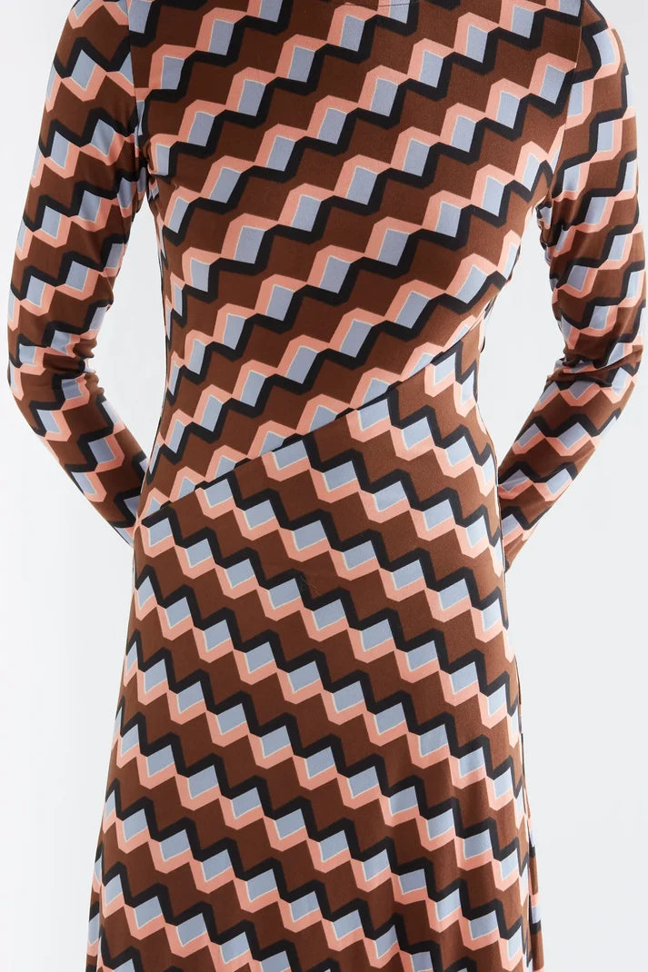 Vestido Midi Estampado Mujer Scala | Compañía Fantástica