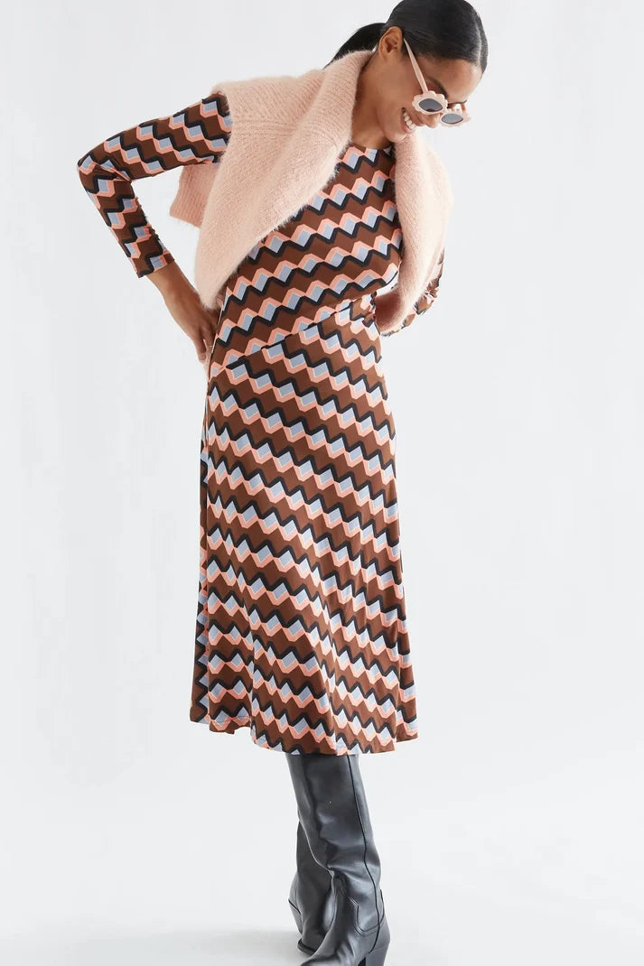 Vestido Midi Estampado Mujer Scala | Compañía Fantástica