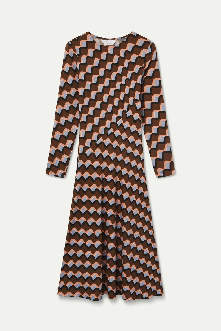 Vestido Midi Estampado Mujer Scala | Compañía Fantástica