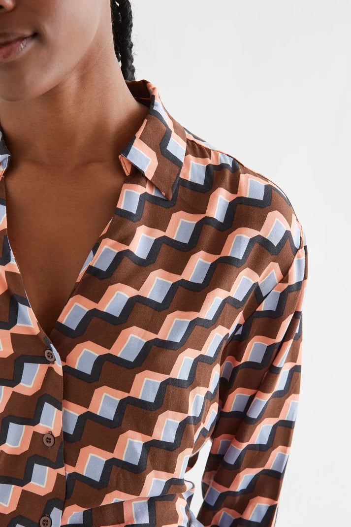 Camisa Estampada Mujer Scala | Compañía Fantástica