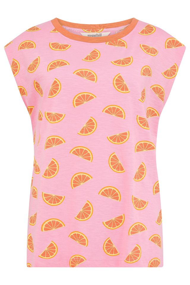 CAMISETA ROSA NARANJA