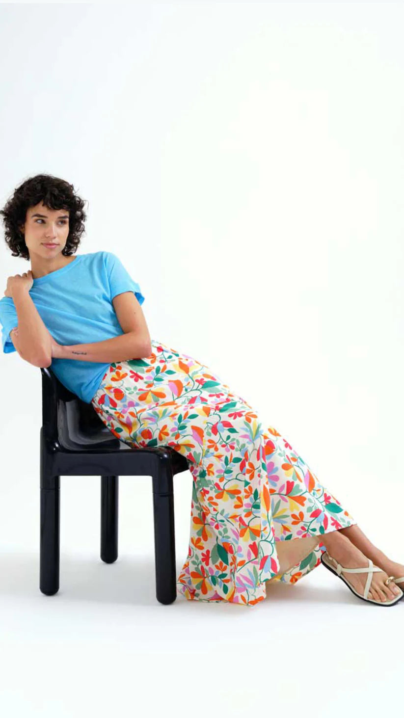 Falda larga estampado Lotto