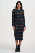 SUGARHILL BRIGHTON – Bree Jersey Jacquard Midi Dress