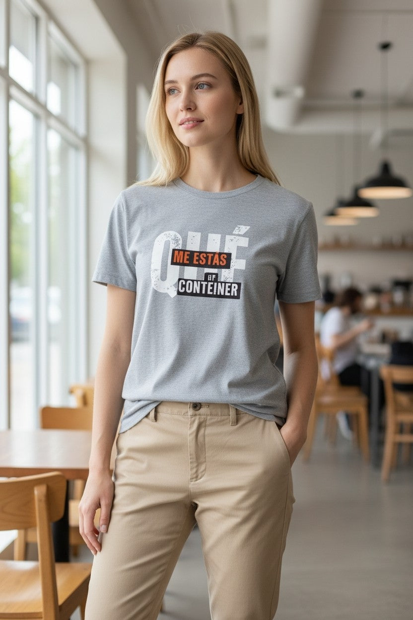 Camiseta QUE ME ESTÁS CONTEINER