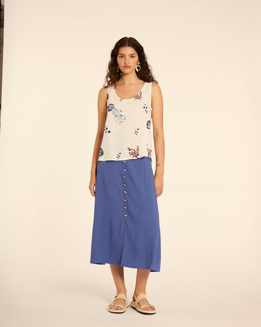 Falda_Midi_Abotonada_Azul