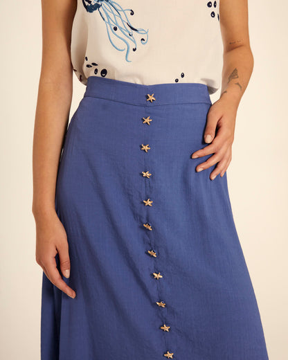 Falda_Midi_Abotonada_Azul
